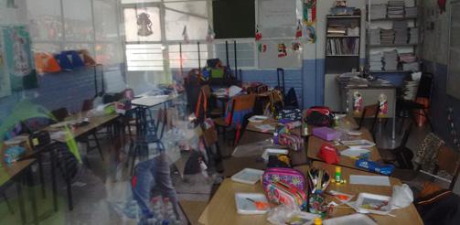 Scenes from a school shortly after the Mexico City earthquake. Credit: Germán Gutiérrez on Flickr